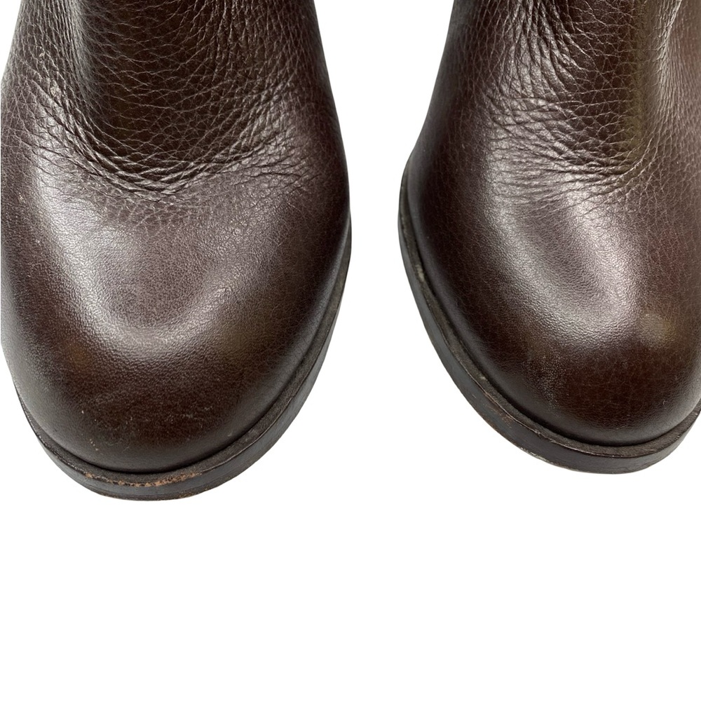 Tory Burch Dark Brown Ankle Booties - Picture 8 of 14